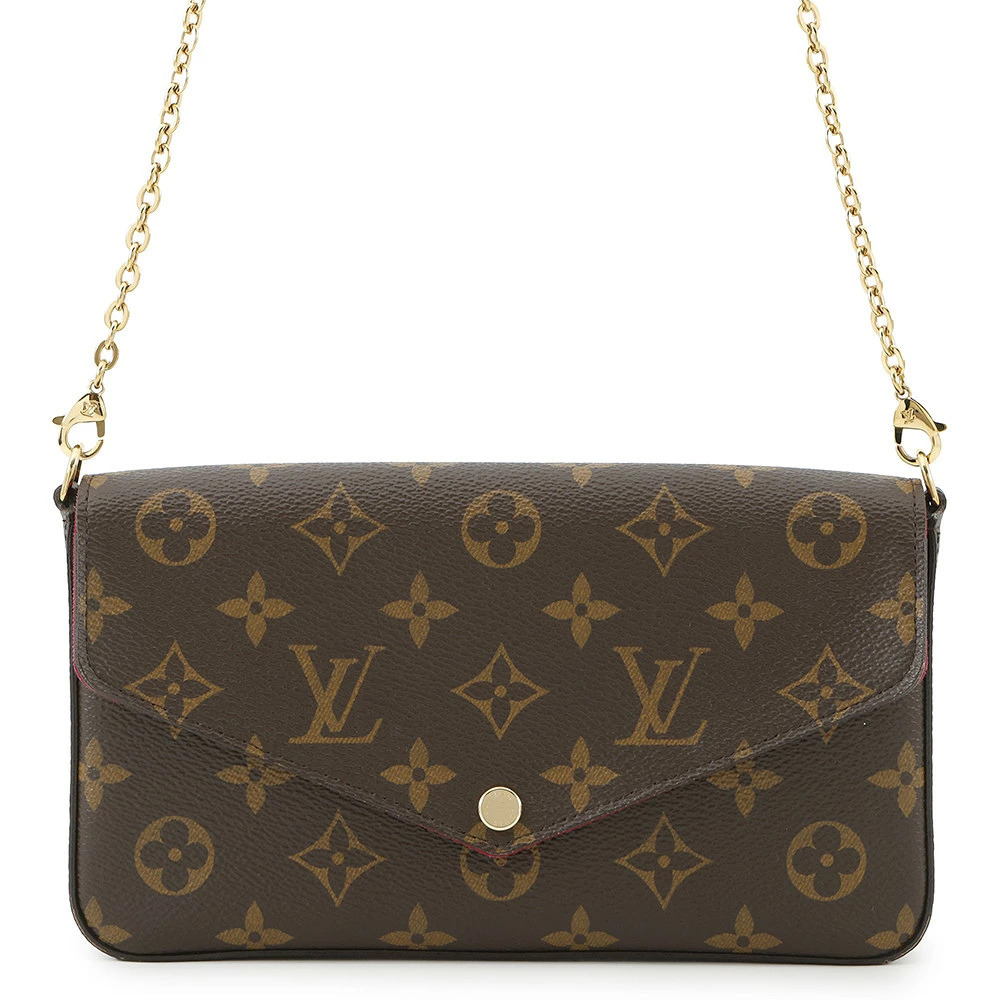 Louis Vuitton Chain Wallet Monogram Pochette Felicie Bag